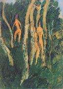 Drei Akte unter Baumen, Ernst Ludwig Kirchner